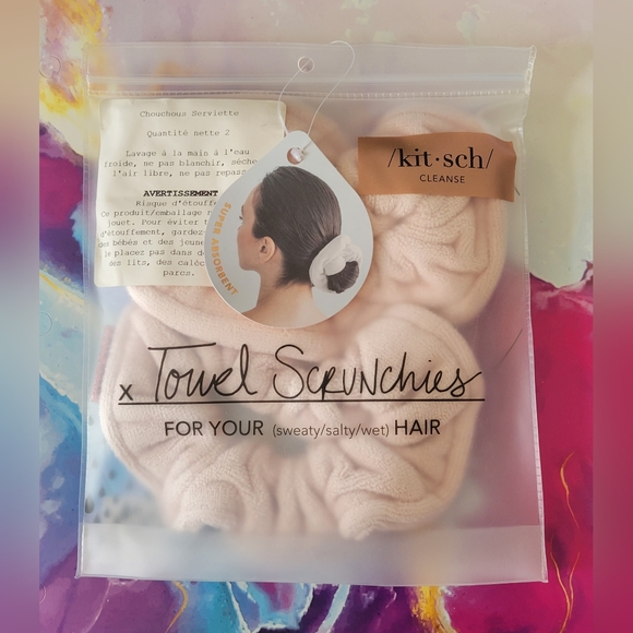 Kitsch Accessories - Kitsch Towel Scrunchies - set of 2